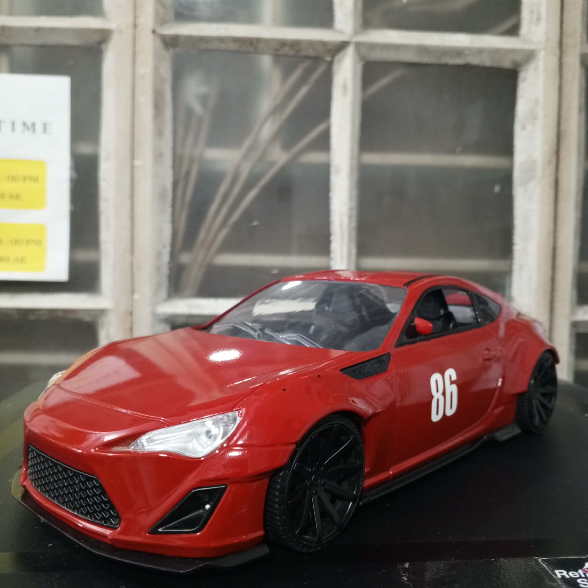 BNY 1/16 Toyota GT 86 Red w/ Ligths BNYLC116GT86 Diecast Scale Model