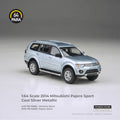 [PRE ORDER] Para64 1/64 2014 Mitsubishi Pajero Sport Cool Silver (RHD - Indo Version) PB65882 Diecast Scale Model Car