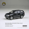 [PRE ORDER] Para64 1/64 2014 Mitsubishi Montero Sport Pyrenees Black (LHD - PH Version) PB55881 Diecast Scale Model Car