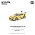 [PRE ORDER] Pop Race 1/64 Top Secret GT300 Supra Gold Chrome PR640274 Diecast Scale Model