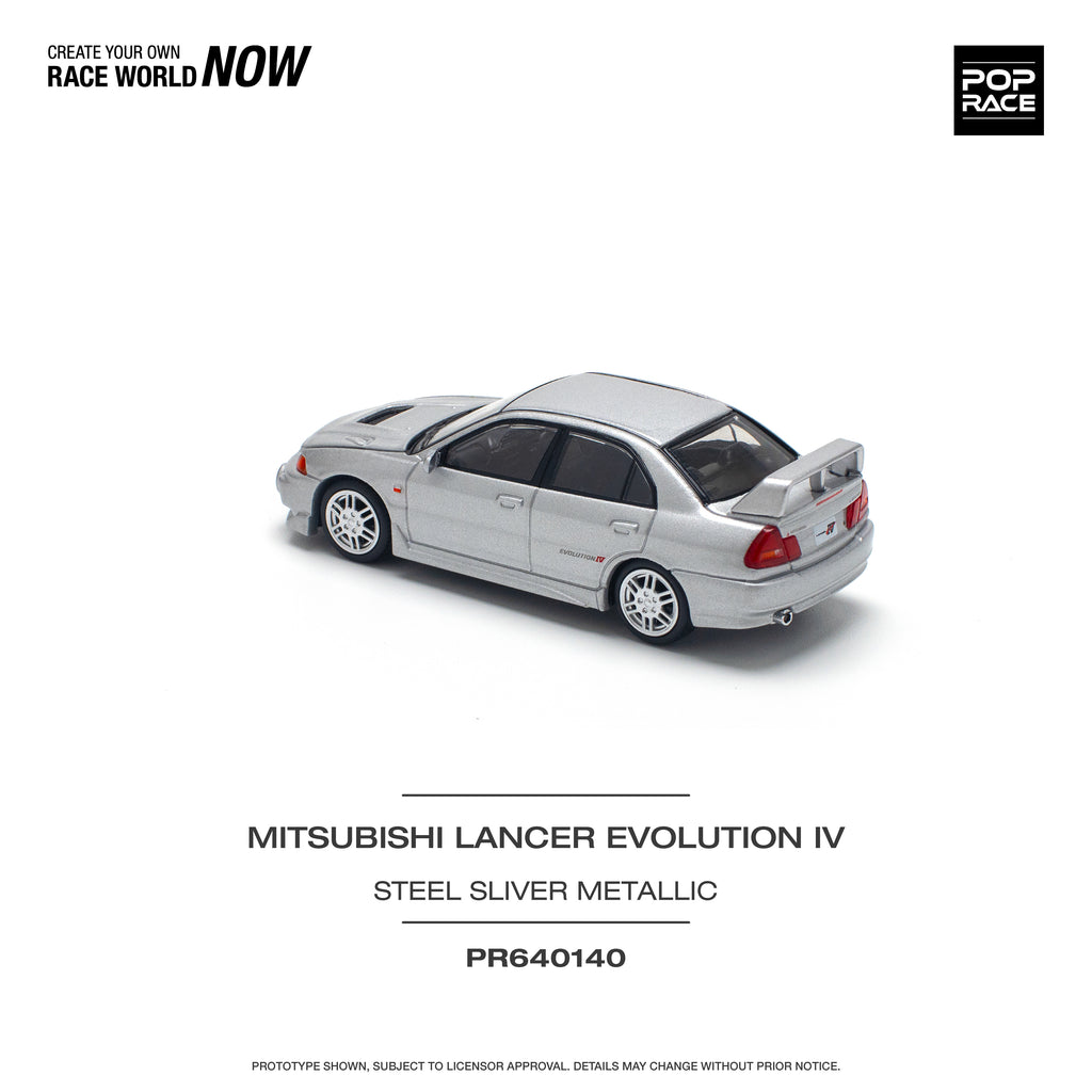 Pop Race 1/64 Mitsubishi Lancer Evolution IV PR640140 Diecast Scale Model