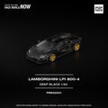 Pop Race 1/64 Lamborghini Countach LPI 800-4 Deep Black PR640341 Diecast Scale Model