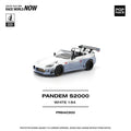 Pop Race 1/64 Honda S2000 Pandem White PR640300 Diecast Scale Model