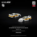 [PRE ORDER] Pop Race 1/64 LB SUPER SILHOUETTE S15 SILVIA WHITE PR640529 Diecast Scale Model Car