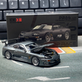 Pop Race 1/64 Top Secret GT300 Supra Gray IDE 2025 Exclusive PR640422 Diecast Scale Model