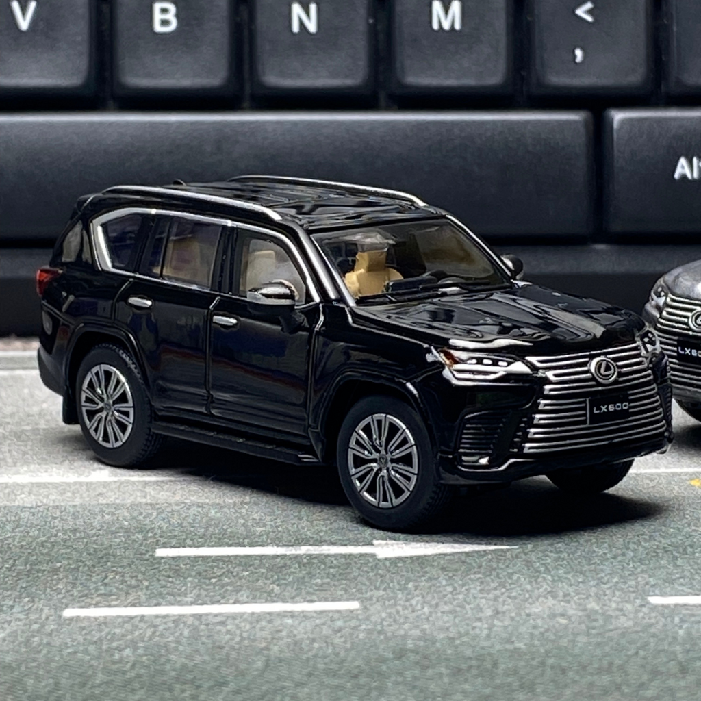 GCD 1:64 2021 Lexus LX 600 Black GCD-LX6-243