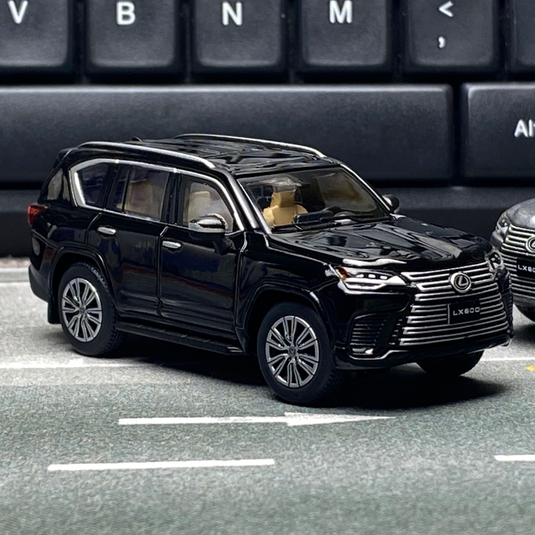 GCD 1:64 2021 Lexus LX 600 Black GCD-LEX-243