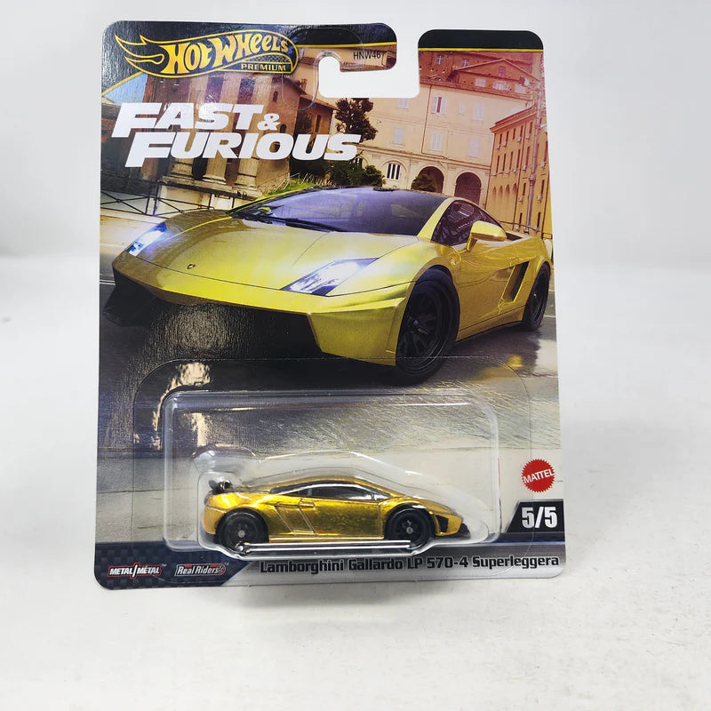 Hot Wheels Premium Lamborghini Gallardo LP 570-4 Superleggera BNYHWP12022503 Diecast Scale Model