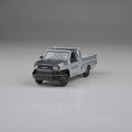 Para64 1/64 2025 Toyota Hilux Champ Tamaraw Silver Metallic LHD PB55701 Diecast Scale Model Car