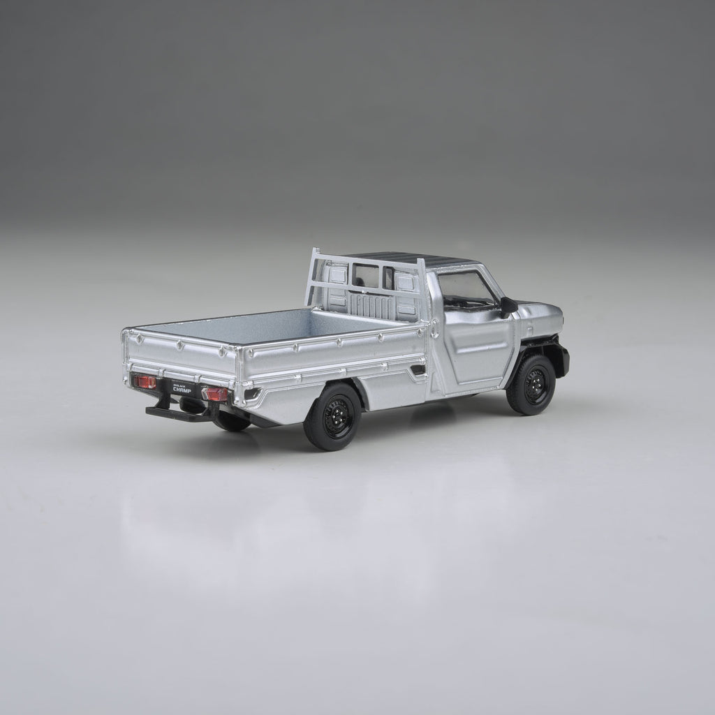 Para64 1/64 2025 Toyota Hilux Champ Tamaraw Silver Metallic LHD PB55701 Diecast Scale Model Car