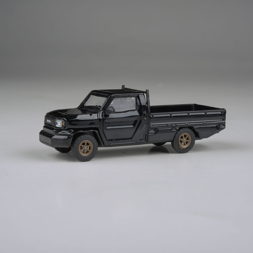 Para64 1/64 2025 Toyota Hilux Champ Tamaraw Black LHD PB55702 Diecast Scale Model Car