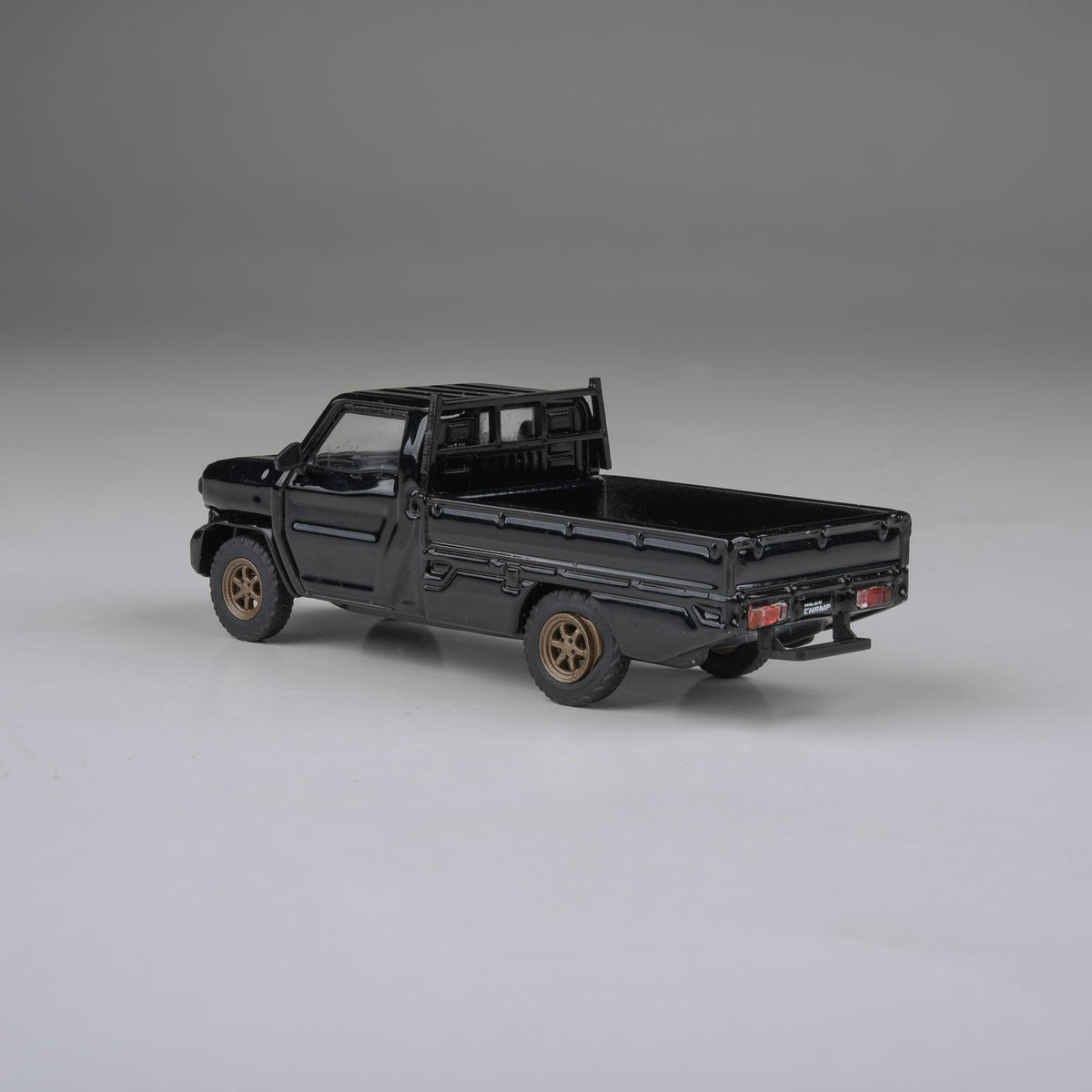 Para64 1/64 2025 Toyota Hilux Champ Tamaraw Black LHD PB55702 Diecast Scale Model Car