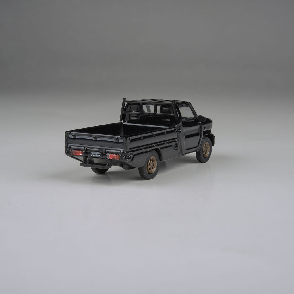 Para64 1/64 2025 Toyota Hilux Champ Tamaraw Black LHD PB55702 Diecast Scale Model Car