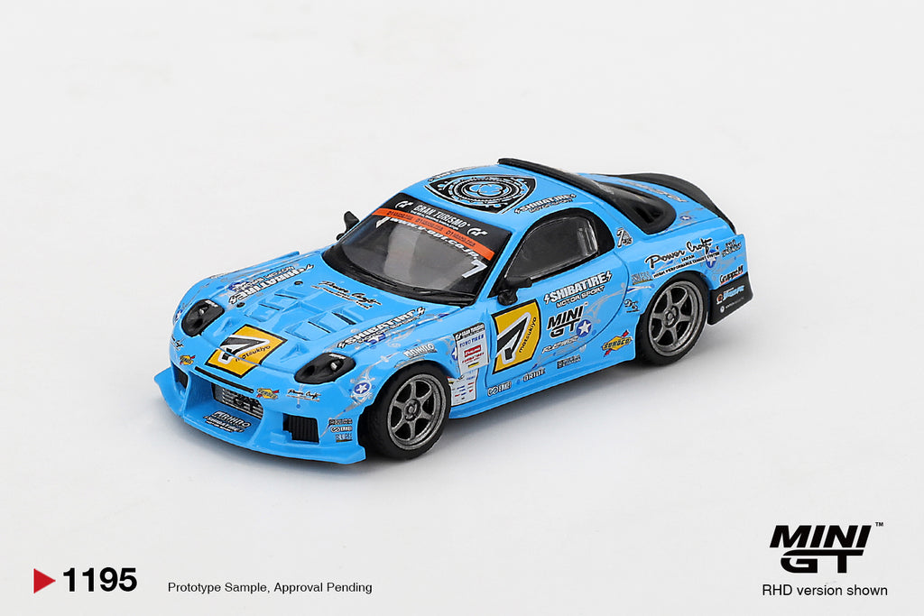 Mini GT 1/64 Mazda RX-7 RE-Amemiya 2025 D1GP MGT01195-R Diecast Scale Model