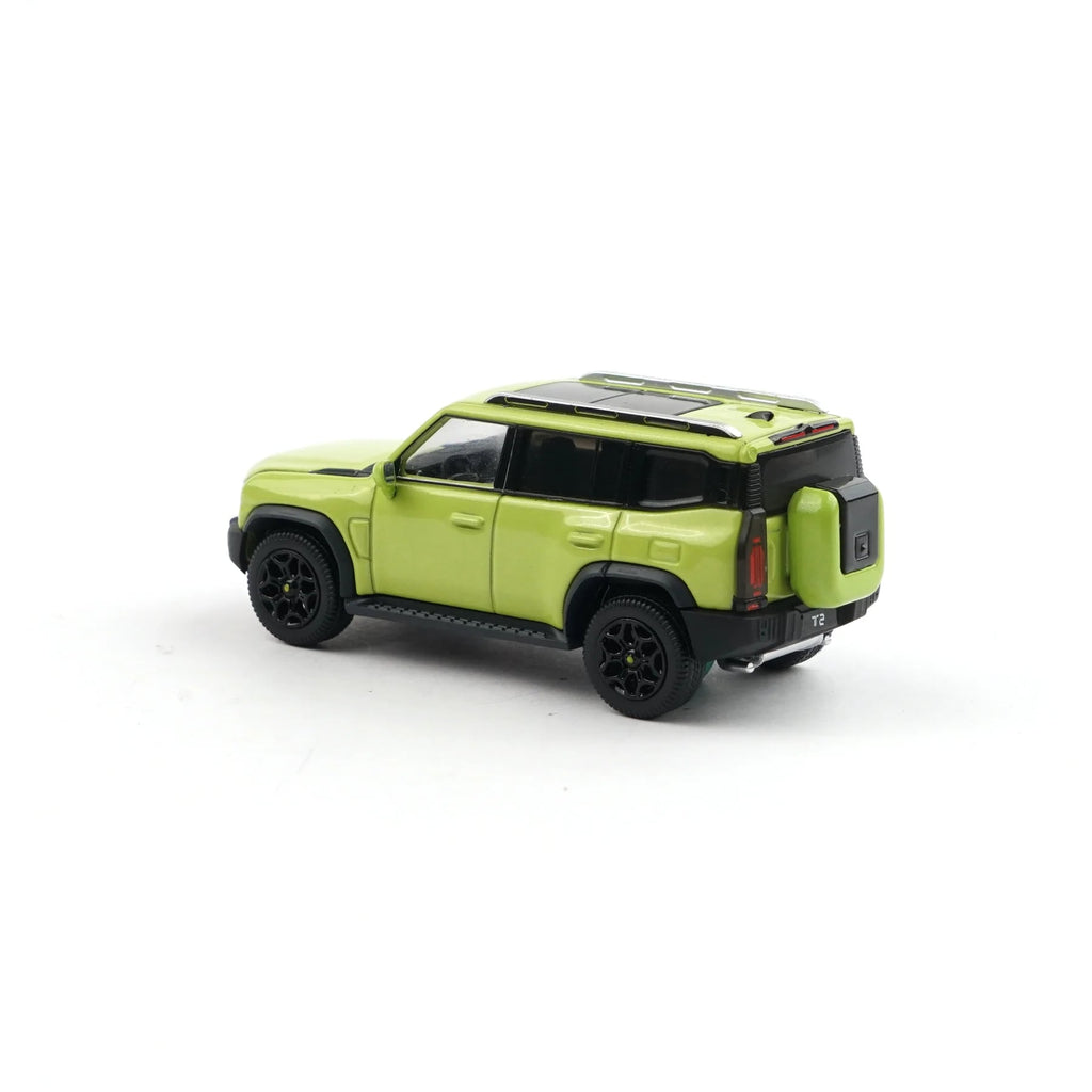 Xcartoys 1/64 Jetour T2 SUV Kinetic Yellow  T17-04 Diecast Scale Model