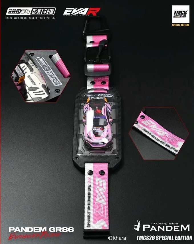Inno64 1/64 Toyota (GR86) PANDEM Evangelion Production Custom Type-08 IN64-GR86P-TMCS26  Diecast Scale Model