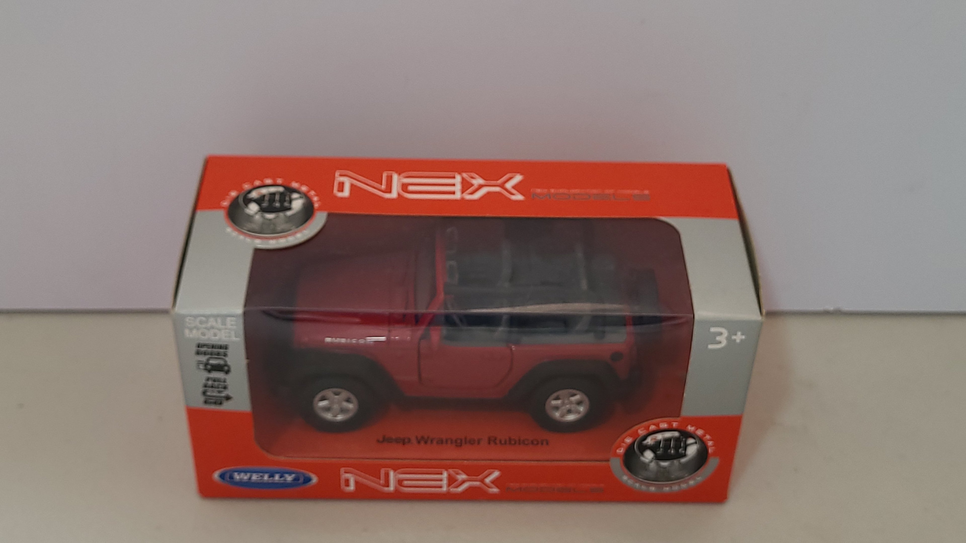 Welly 1:36 Jeep Wrangler Rubicon