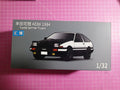 Jackie Kim 1/32 AE86 1984 Toyota Sprinter White/BlackJK132AE86 Diecast Scale Model