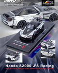 Inno64 1/64  Honda S2000 J'S Racing Chrome Silver TAS-HK Event Exclusive IN64-S2000JS-TASHK25 Diecast Scale Model