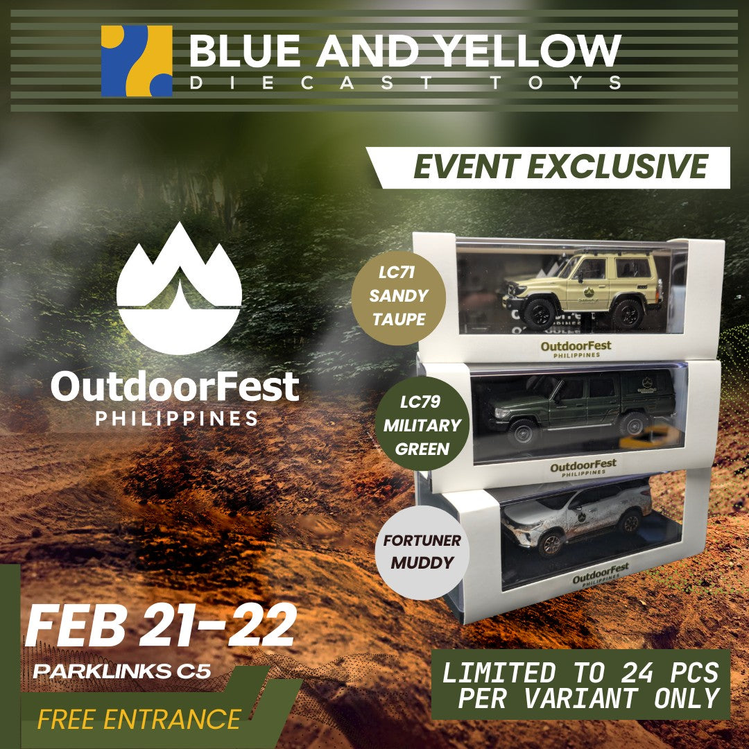 BNY 1/64 2022 Toyota LC71 Sandy Taupe Outdoor Fest Philippines 2026 Exclusive Diecast Car
