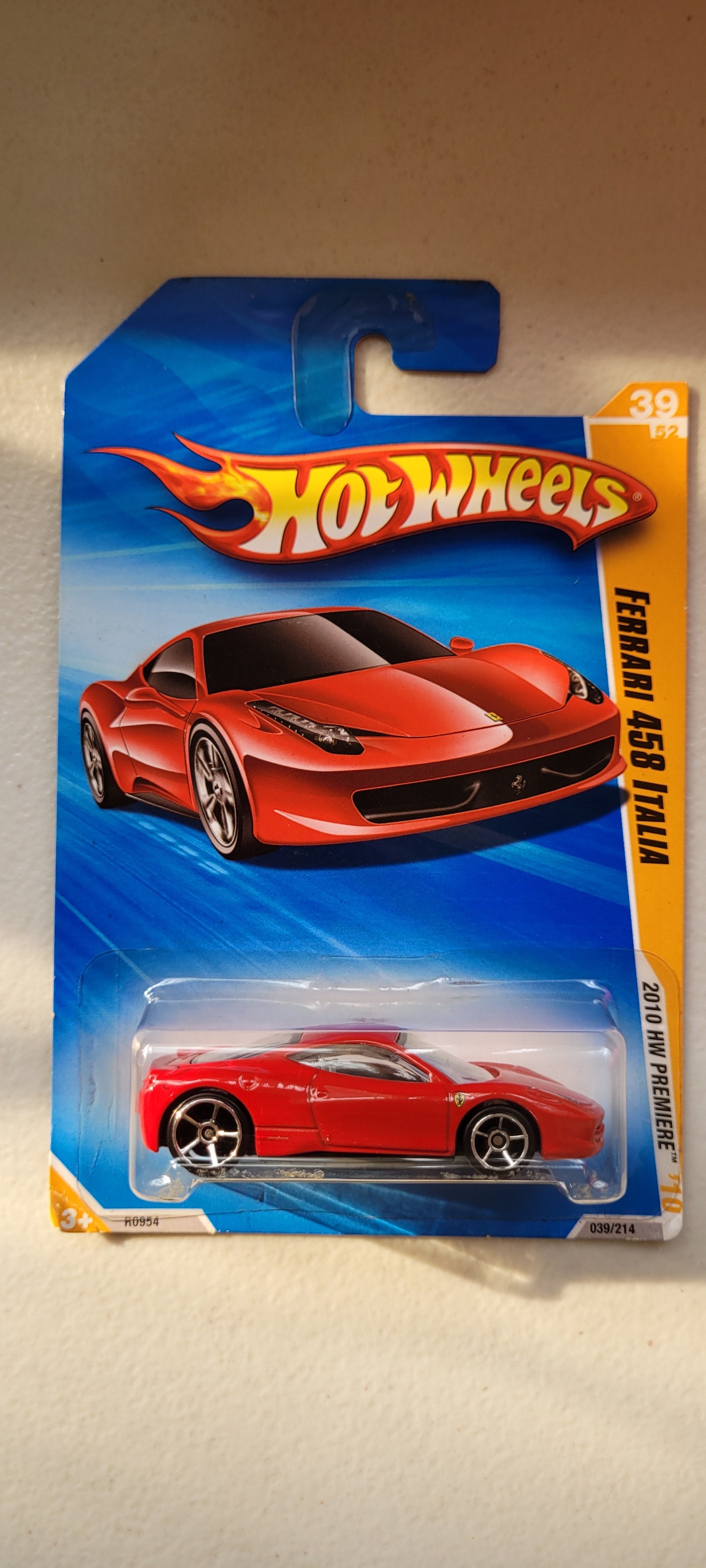 Hot Wheels 1:64 Ferrari 458 Italia