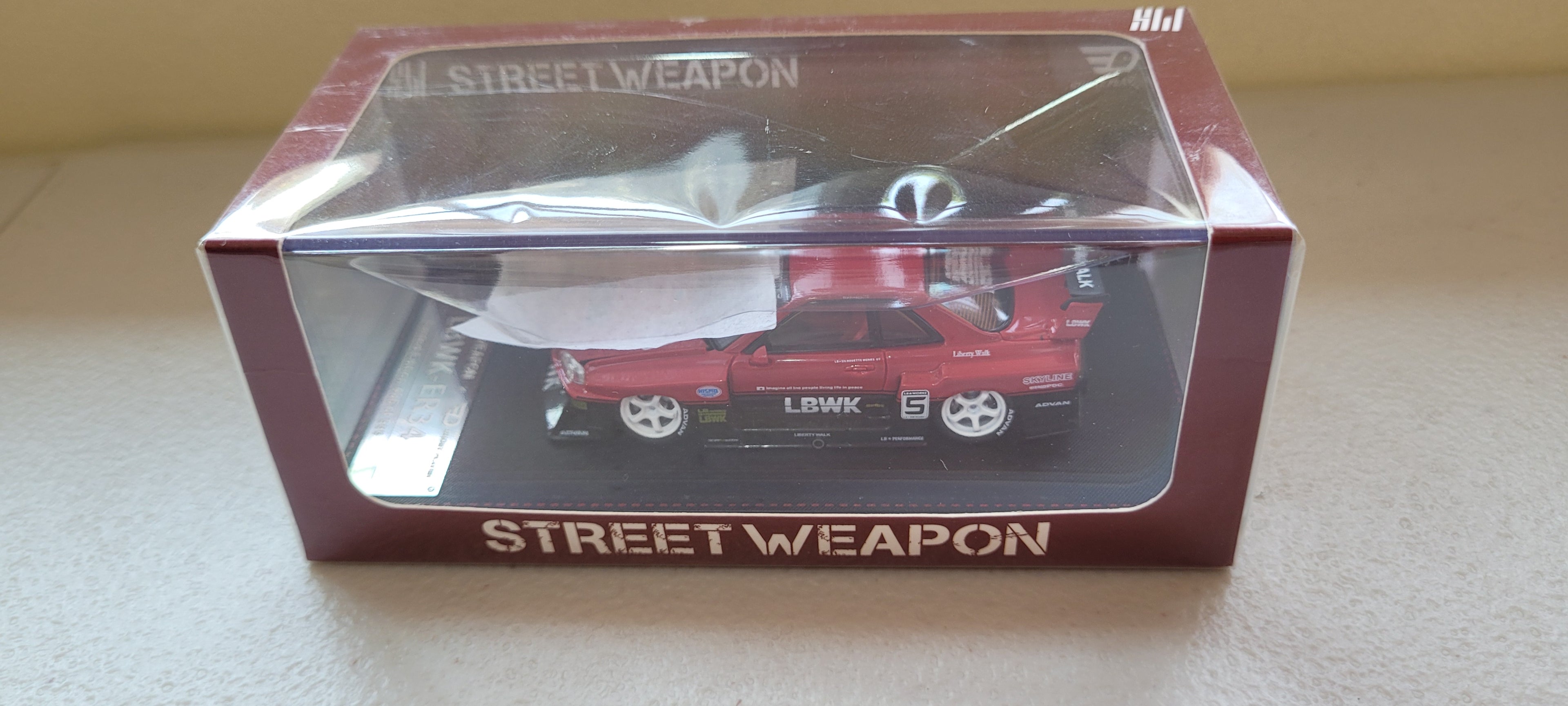 Street Weapon x Ghost Player 1:64 Nissan LB-ER34 Super Silhouette Skyline
