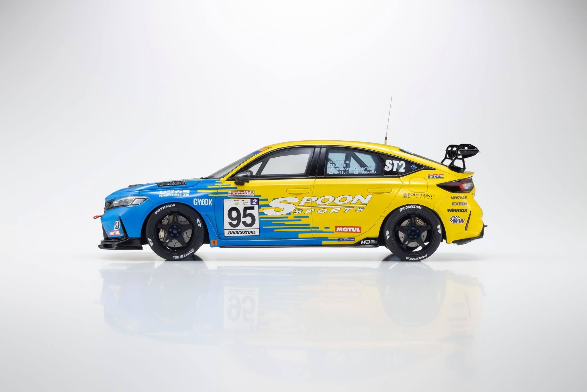 [PRE ORDER] Kyosho 1/18 Honda Civic Type R FL5 SPOON #95 118SPOON#95 Diecast Scale Model