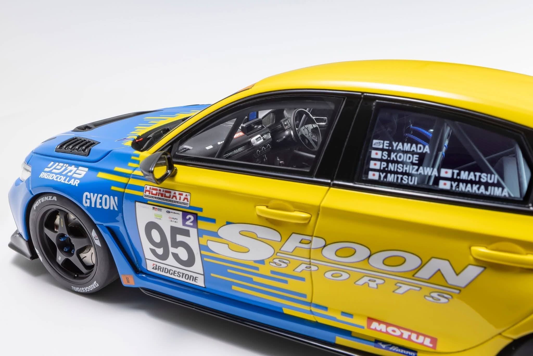 [PRE ORDER] Kyosho 1/18 Honda Civic Type R FL5 SPOON #95 118SPOON#95 Diecast Scale Model