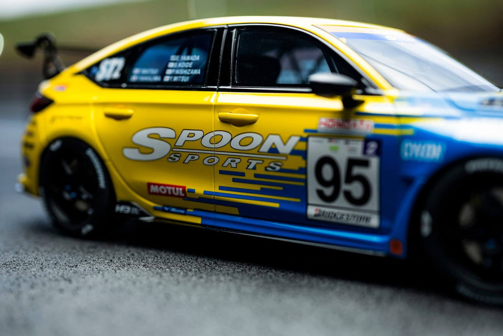 [PRE ORDER] Kyosho 1/18 Honda Civic Type R FL5 SPOON #95 118SPOON#95 Diecast Scale Model