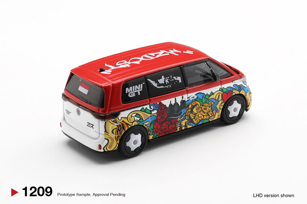 Mini GT 1/64 Volkswagen ID. Buzz Mizu Design MGT01209-L Diecast Scale Model