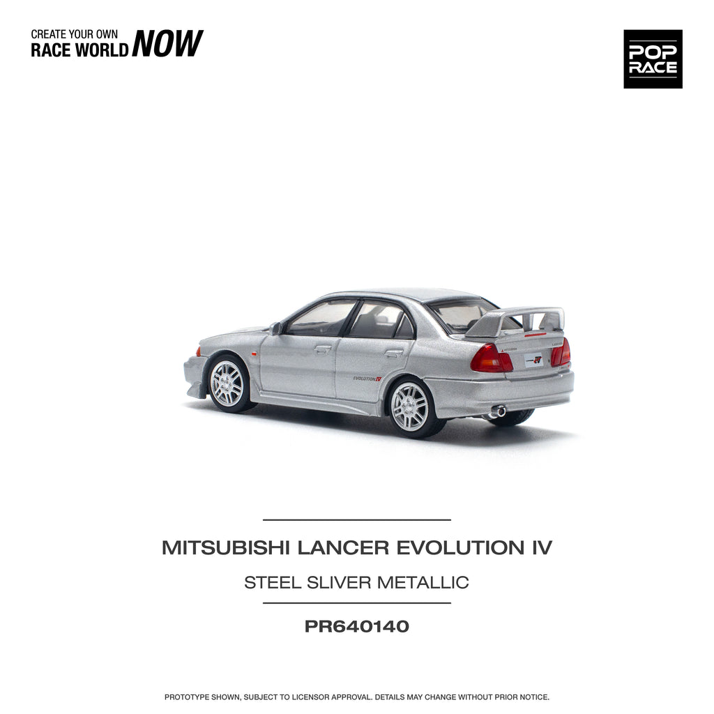 Pop Race 1/64 Mitsubishi Lancer Evolution IV PR640140 Diecast Scale Model