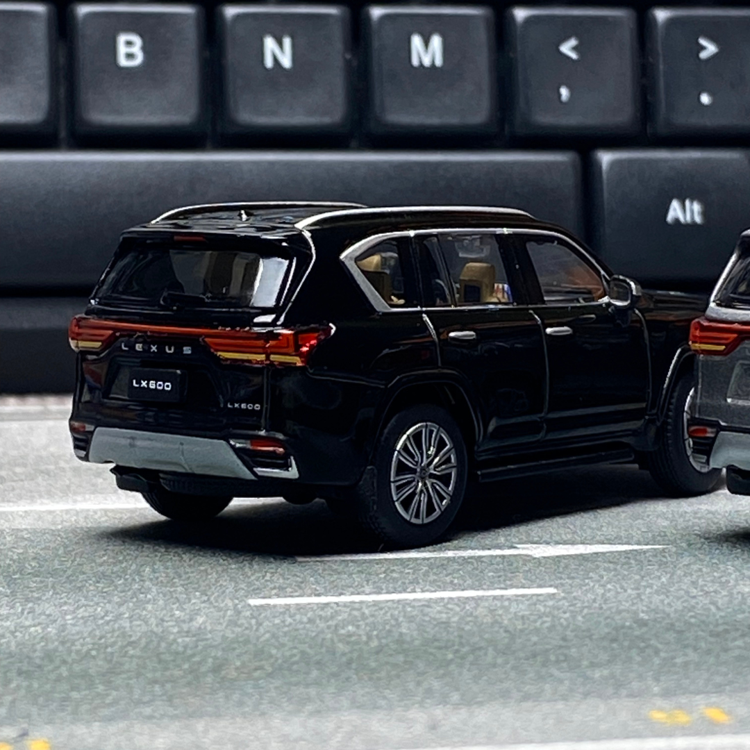 GCD 1:64 2021 Lexus LX 600 Black GCD-LEX-243