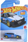 Hot Wheels 1/64 Honda Civic Custom Blue BNYHW11122517 Diecast Scale Model
