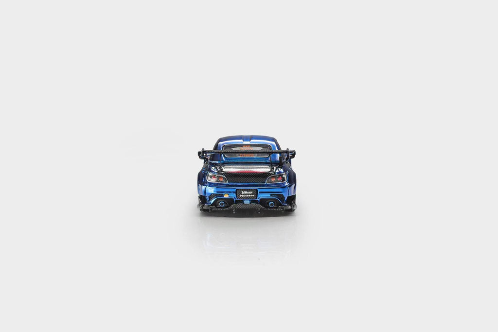 Liomio 1/64 Honda S2000 Varis Wide ver. Dark Panther Chrome Blue LI64-HSVW-TMCS2026 Diecast Scale Model