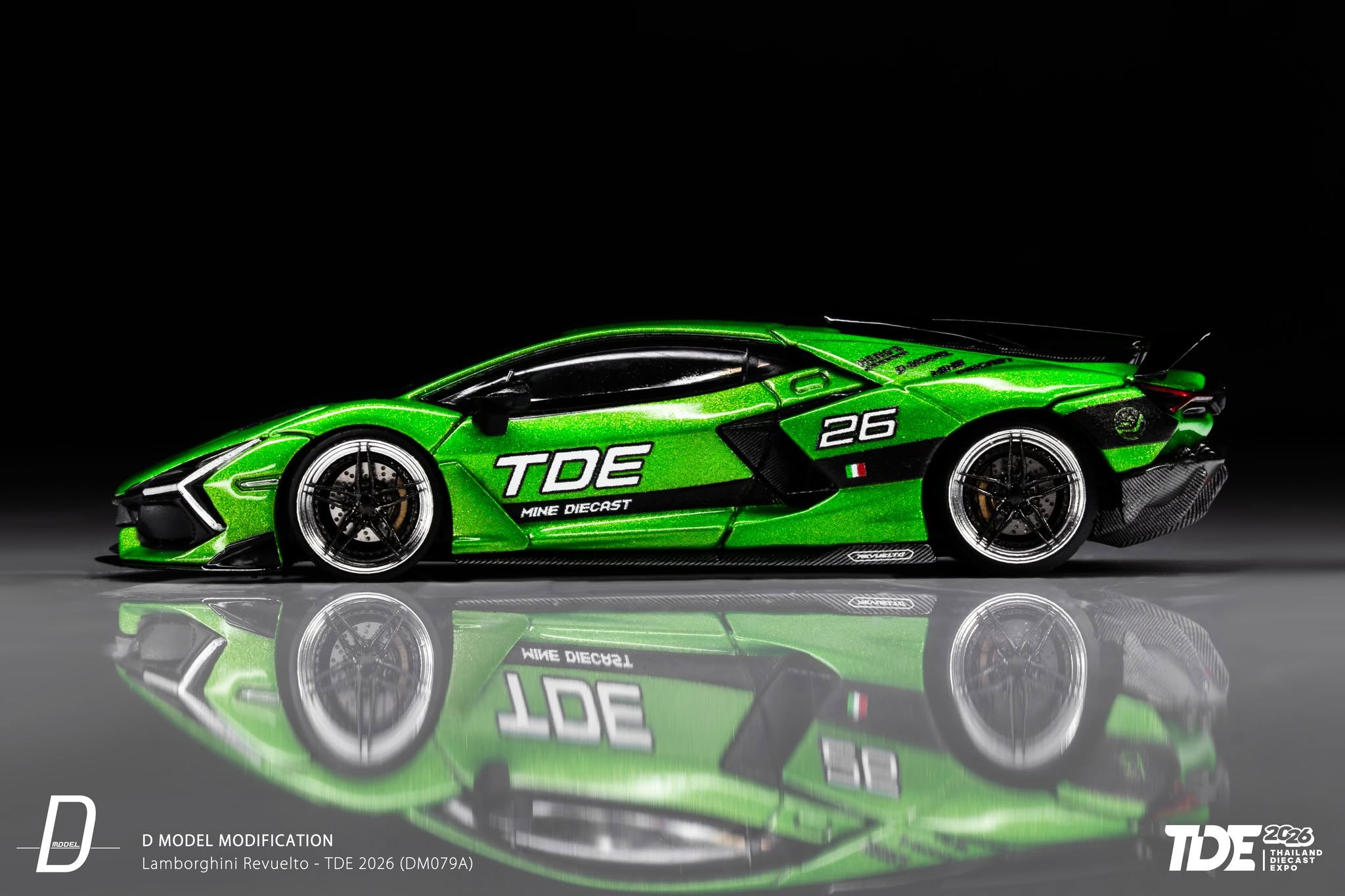 D-Model 1/64 Lamborghini Revuelto TDE 2026 DM079A Diecast Scale Model