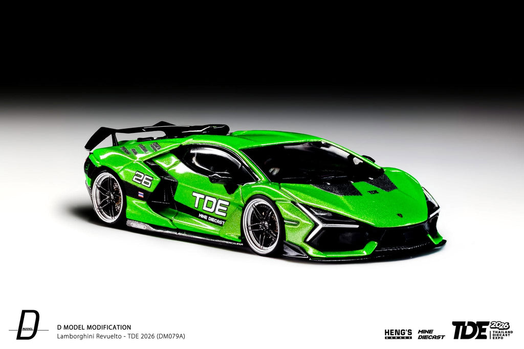 D-Model 1/64 Lamborghini Revuelto TDE 2026 DM079A Diecast Scale Model