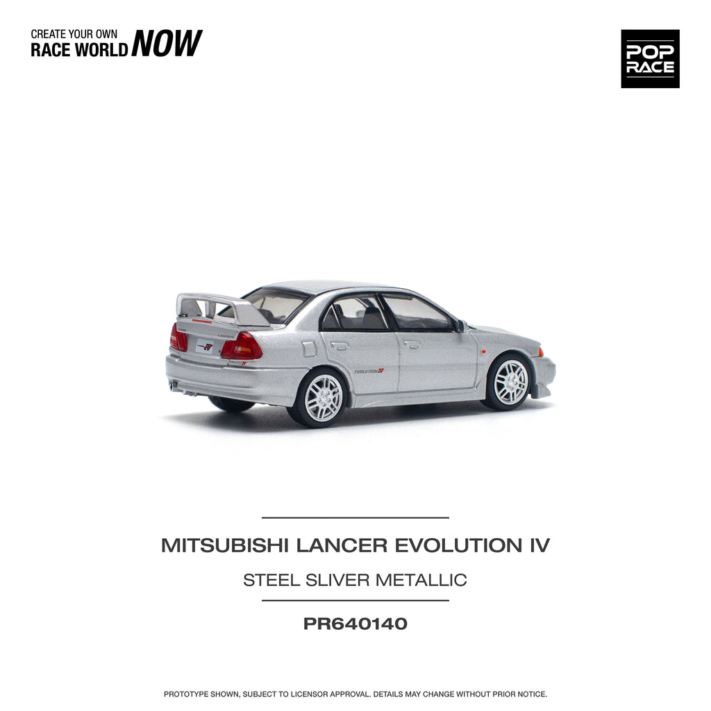Pop Race 1/64 Mitsubishi Lancer Evolution IV PR640140 Diecast Scale Model