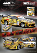 Inno64 1/64 TOP SECRET Silvia (S15) Gold D1 Grand Prix Series Champion 2004 IN64-S15TS-D104 Diecast Scale Model