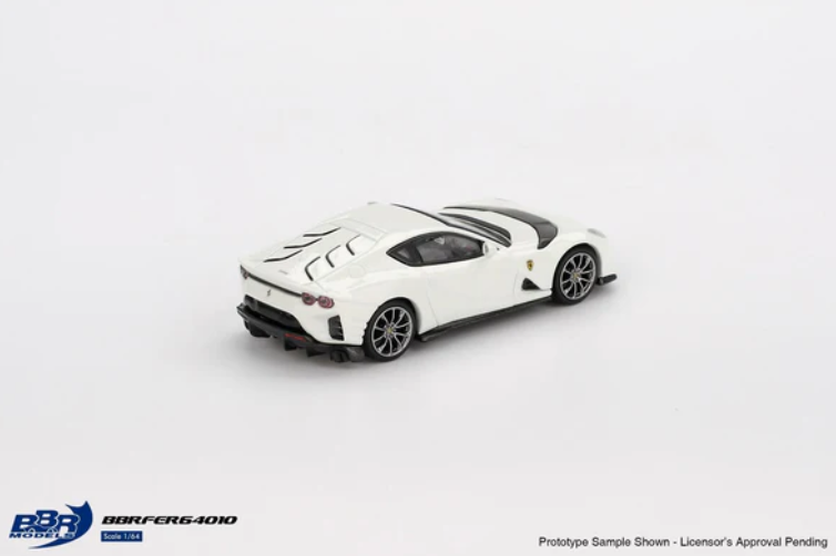 BBR 1/64 Ferrari 812 Competizione Bianco Ave. BBRFER64010 Diecast Scale Model