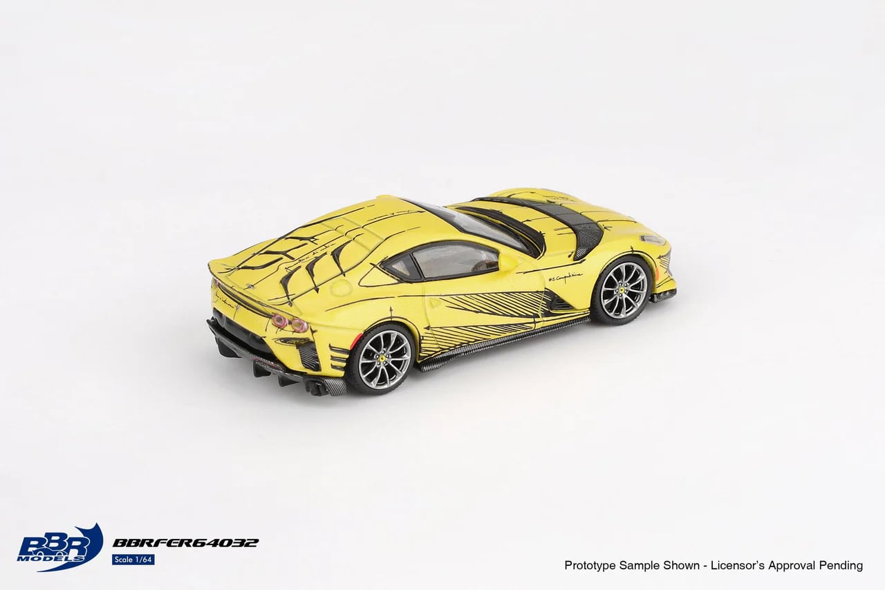 BBR Models 1/64 Ferrari 812 Competizione Tailor Made BBRFER64032 Diecast Scale Model