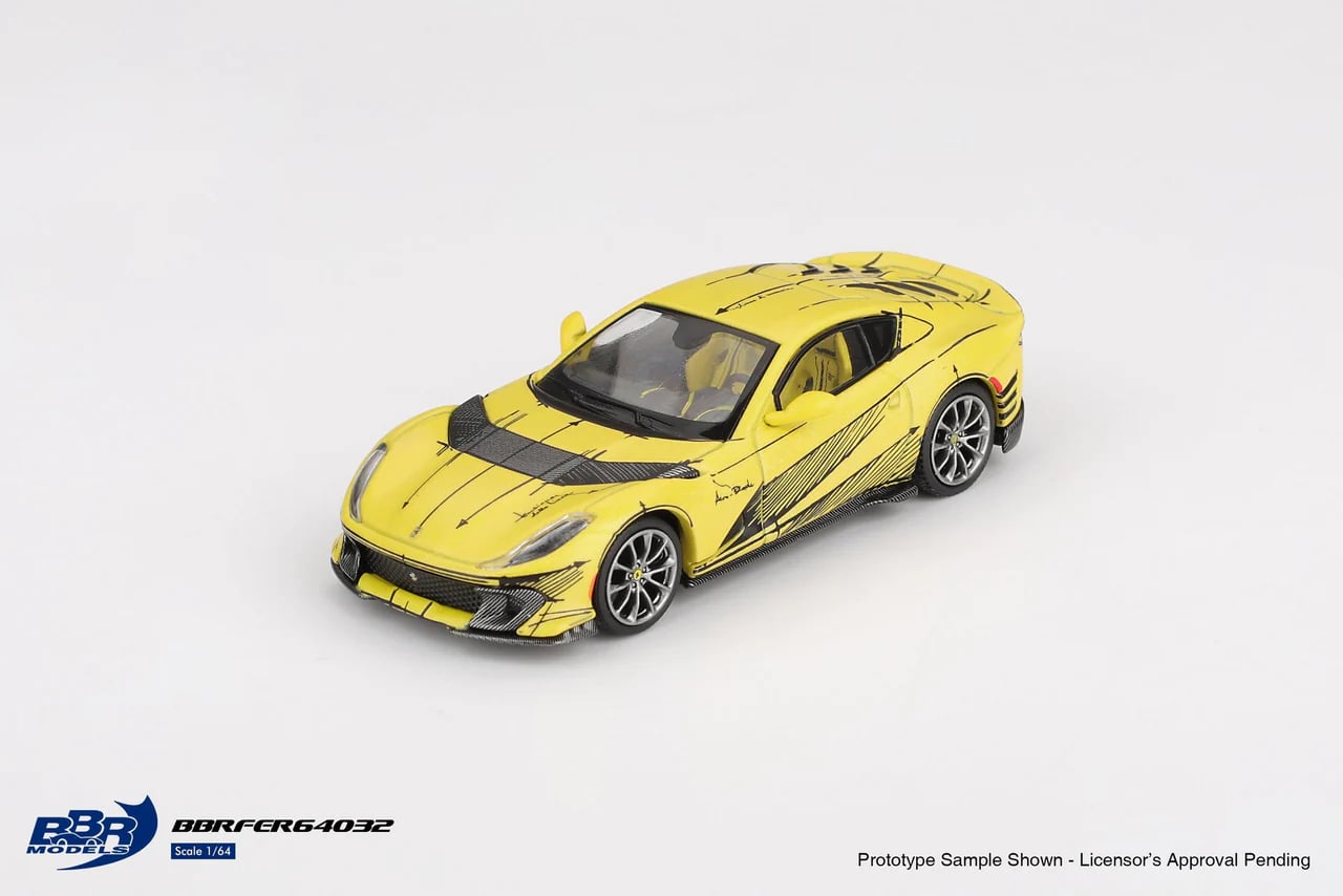 BBR Models 1/64 Ferrari 812 Competizione Tailor Made BBRFER64032 Diecast Scale Model