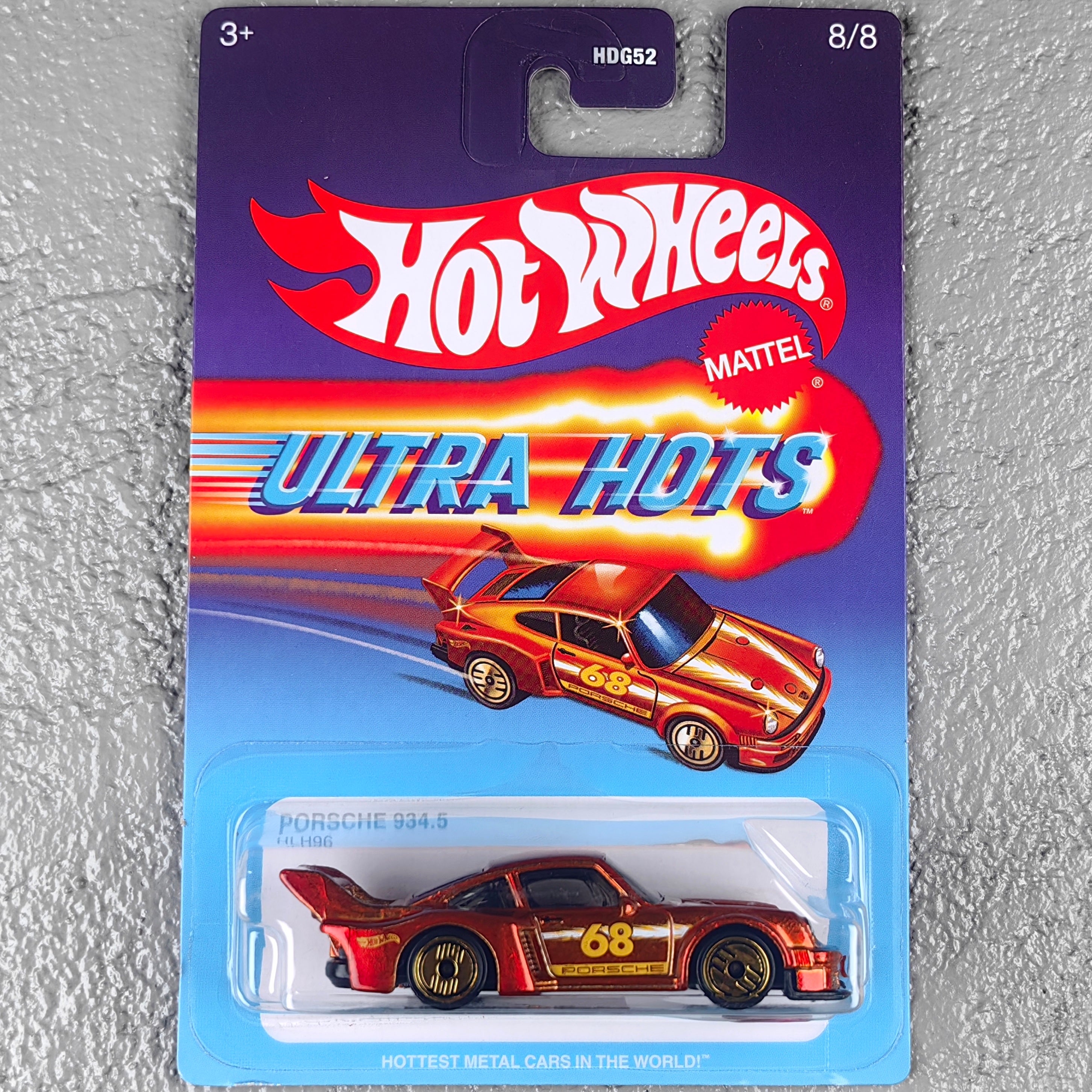 Hot Wheels 1/64 Porsche 934.5 Ultra Hots Orange BNYHW031325131 Diecast Scale Model