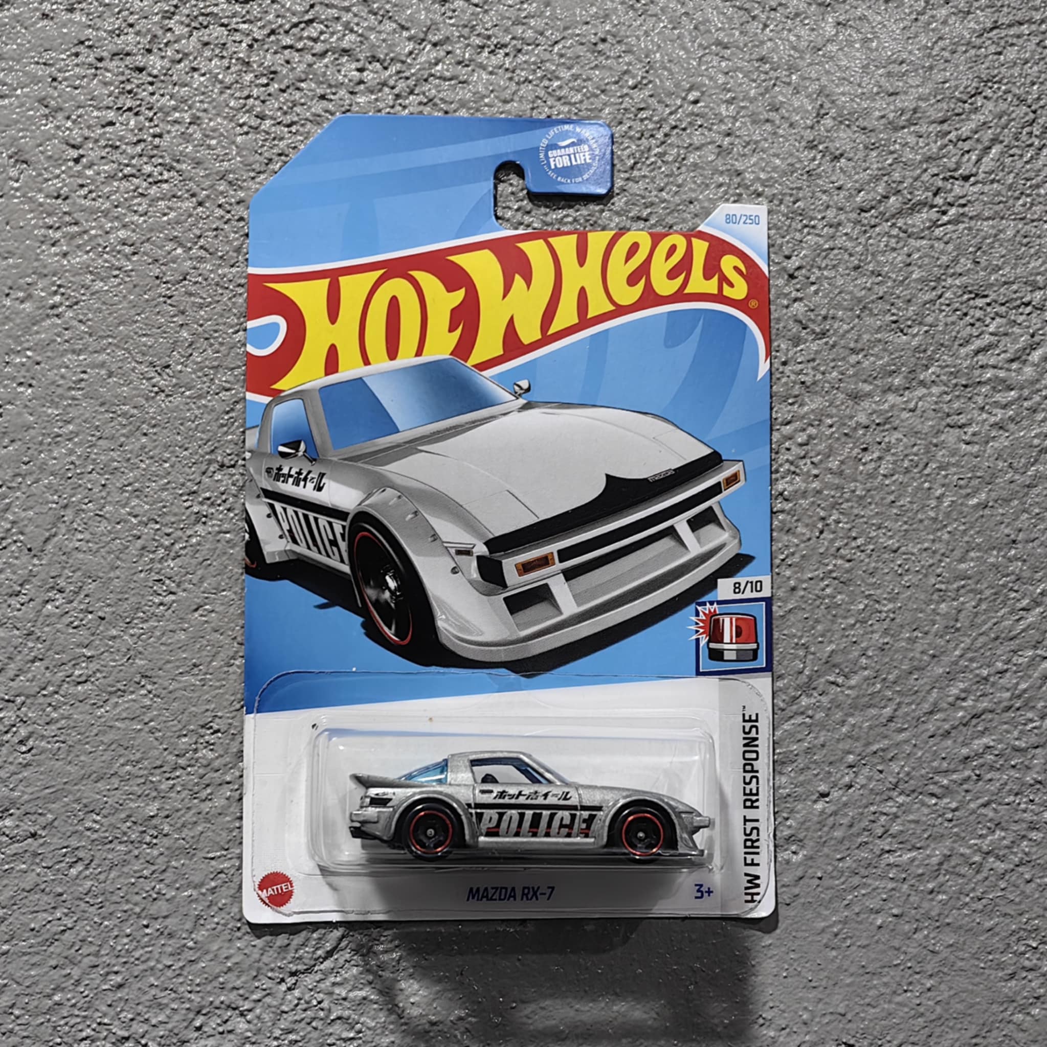 Hot Wheels Mazda RX-7 Police Grey	BNYHW07092506