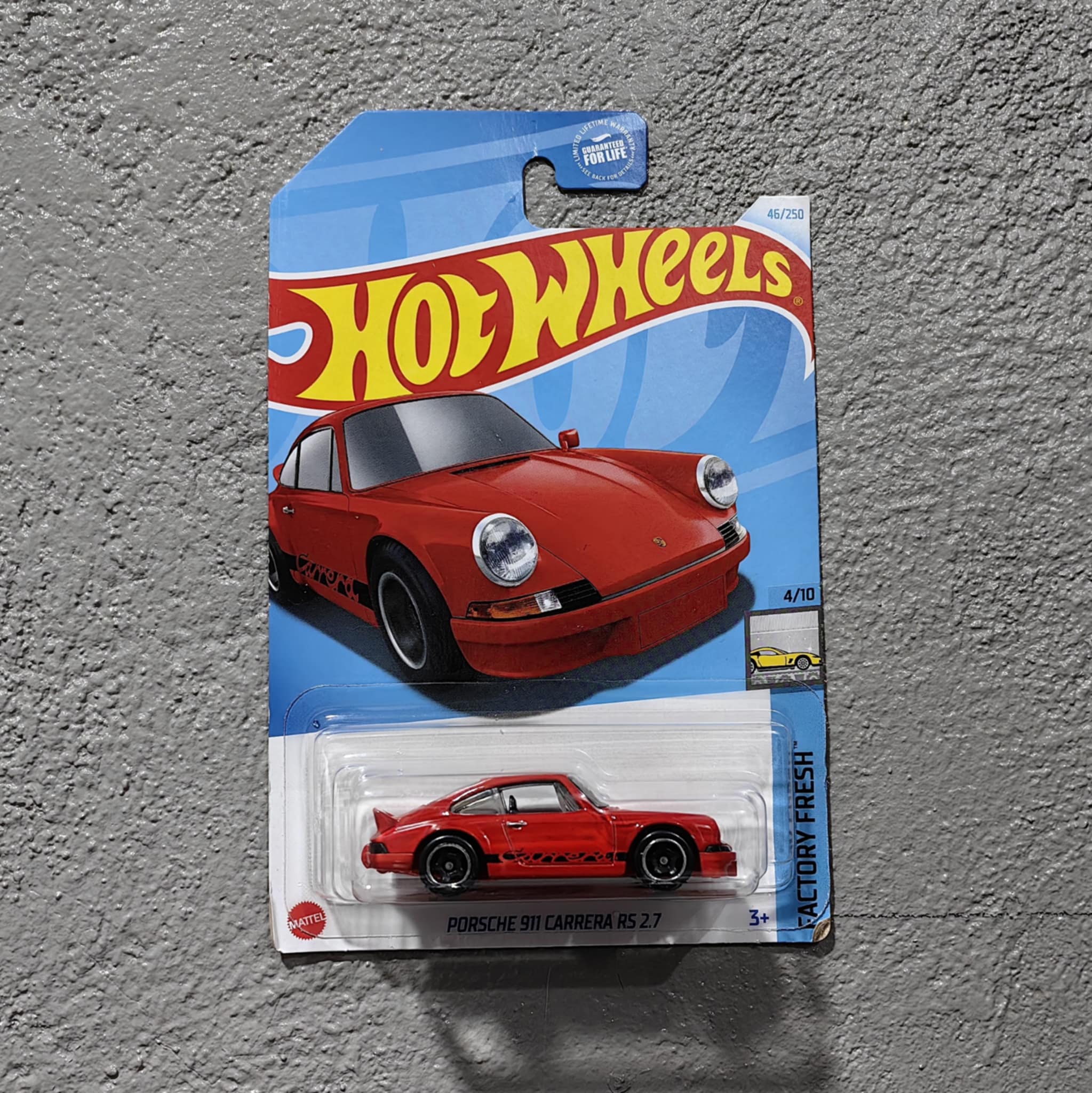 Hot Wheels  Porsche 911 Carrera RS 2.7 Red BNYHW07092523