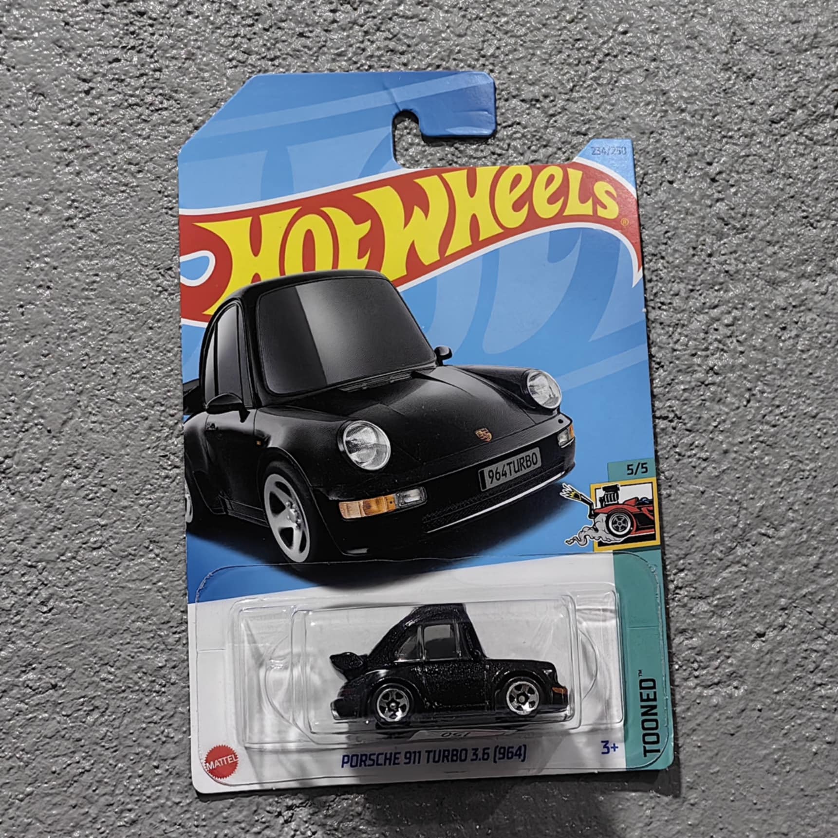Hot Wheels Porsche 911 Turbo 3.6 (964) tooned BNYHW07092526
