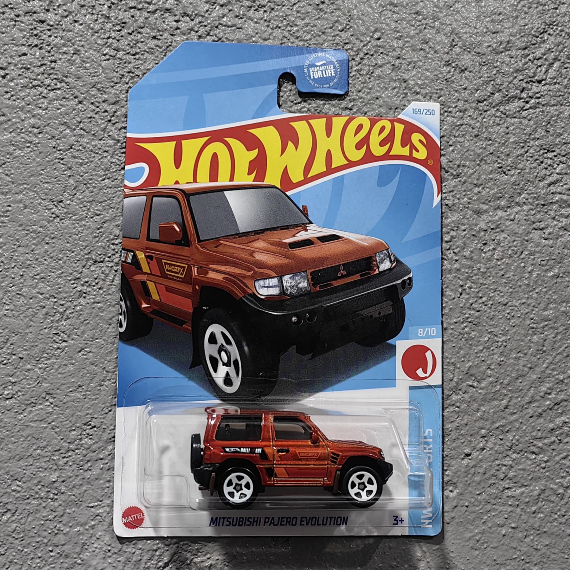 Hot Wheels Mitsubishi Pajero EVO Orange BNYHW07092529