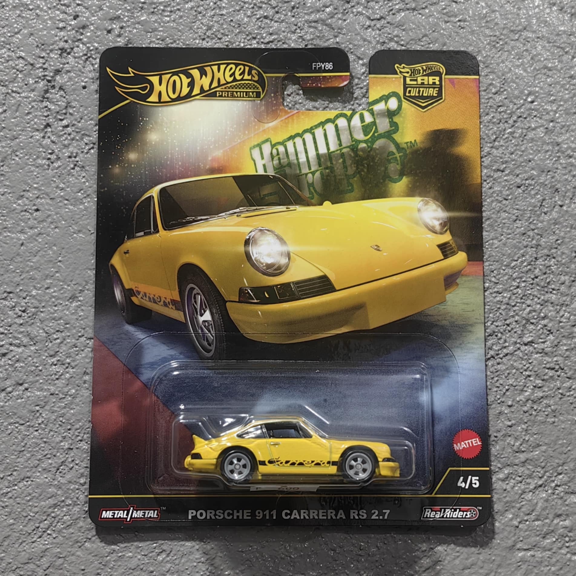 Hot Wheels Premium Porsche 911 Carrera RS 2.7 BNYHW07102507WP