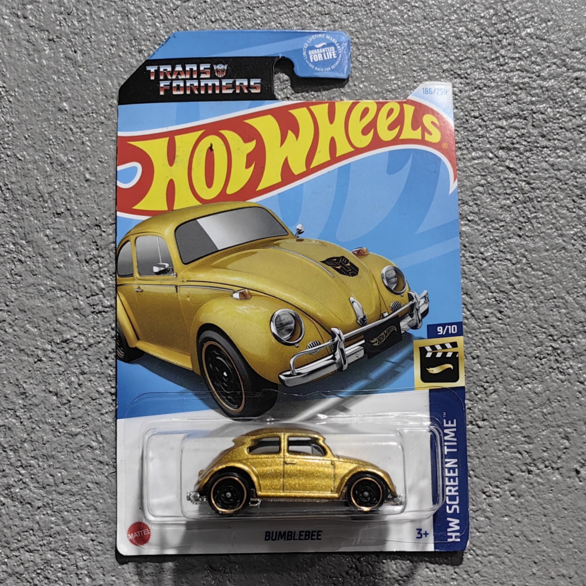 Hot Wheels  Transformers Bumblebee Gold BNYHW07252501