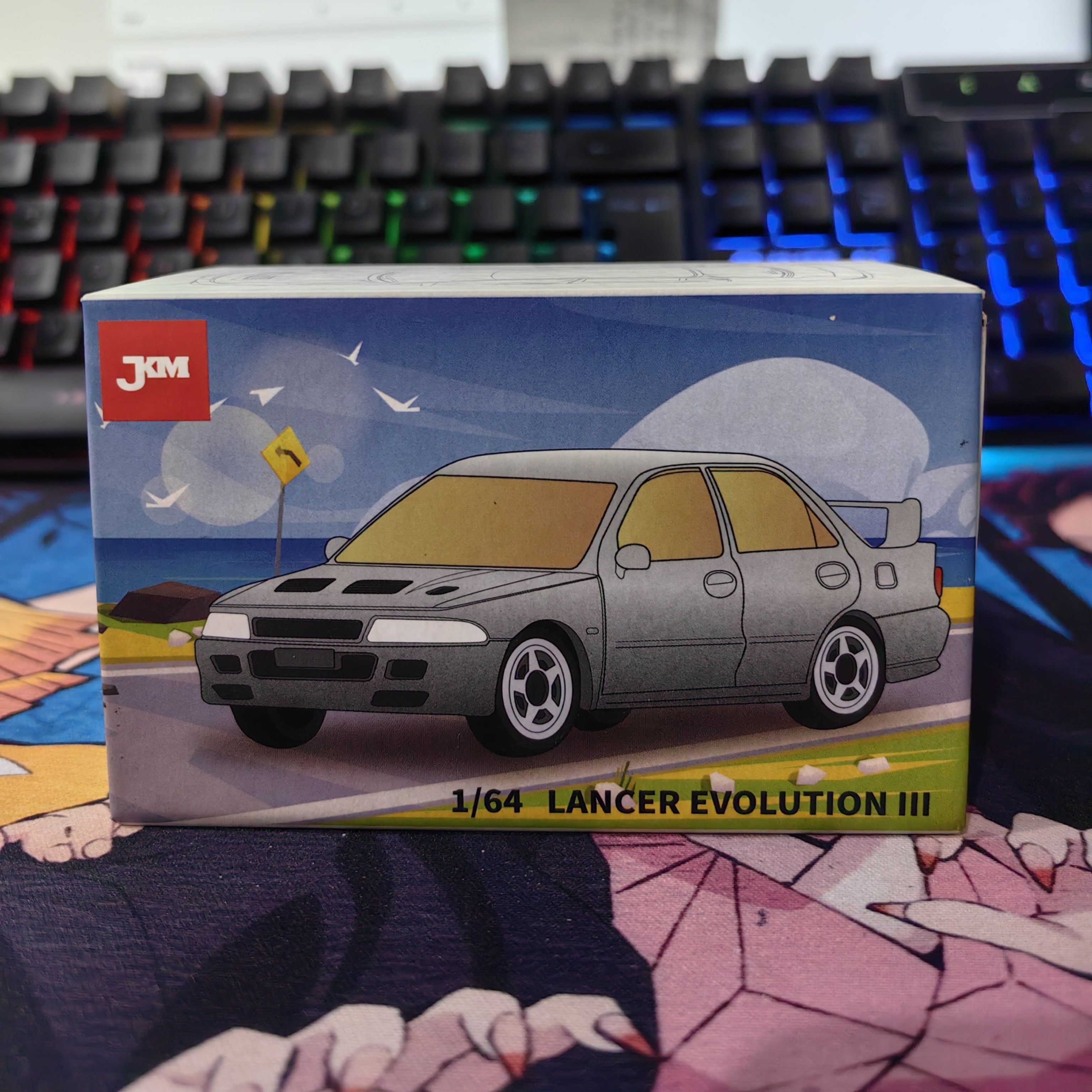 JKM 1:64 LANCER EVOLUTION III SILVER BNYJKM07292503