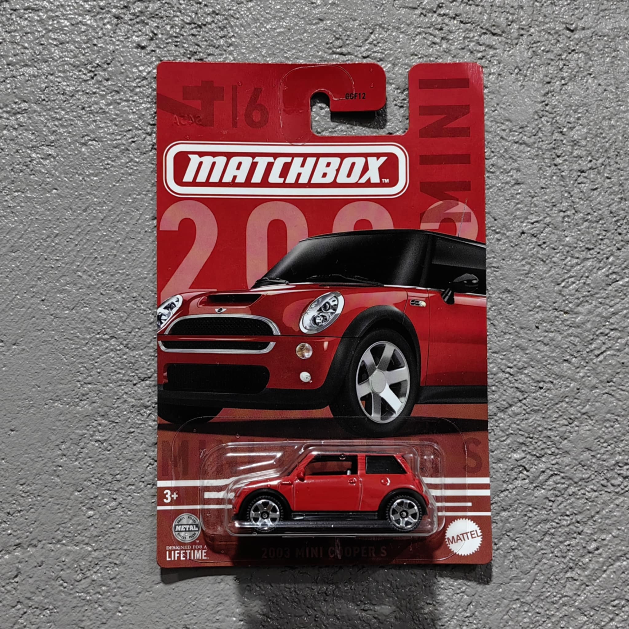 MatchBox 2003 Mini Cooper S Red BNYMBX07092505